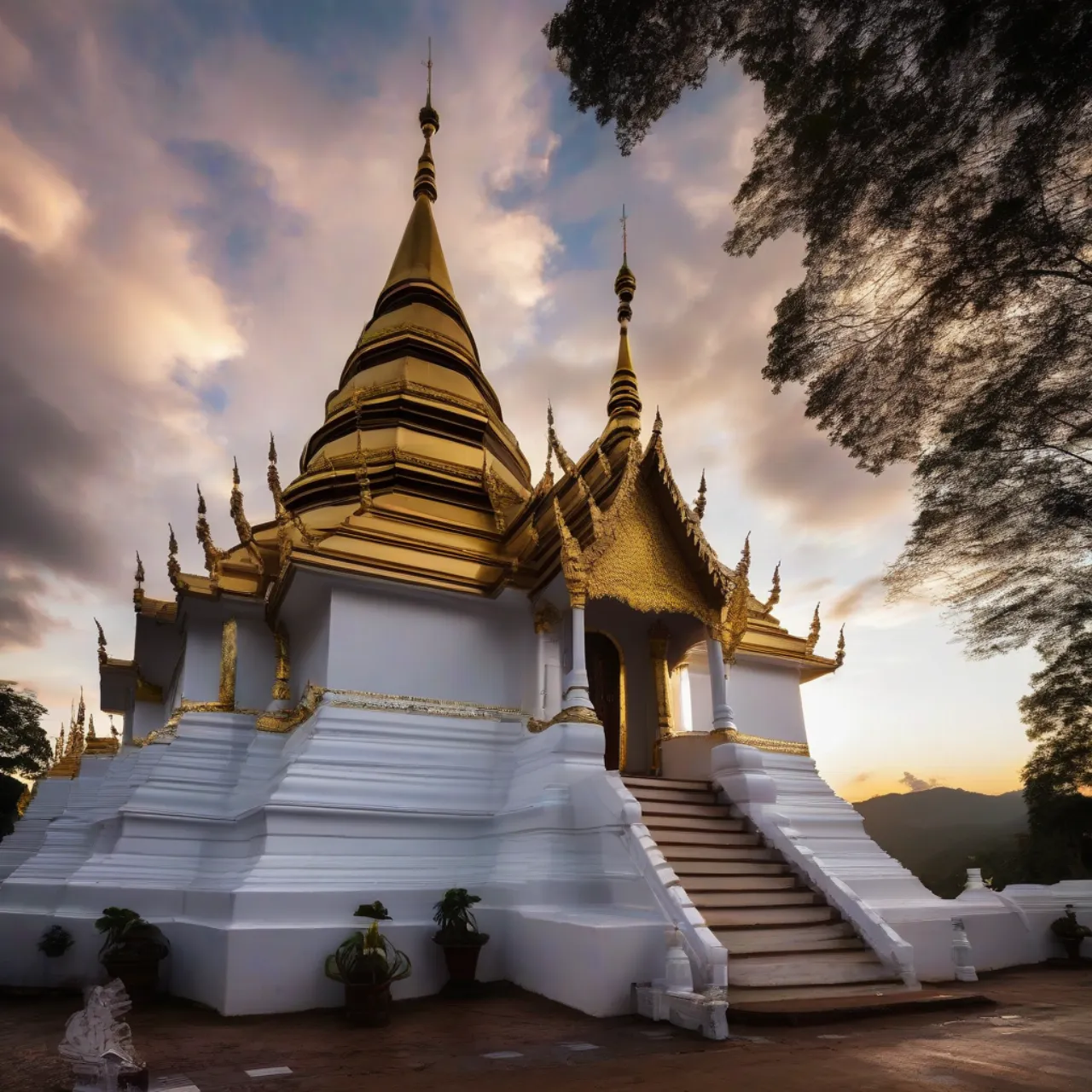 Chùa Wat Phra That Doi Kong Mu - điểm đến linh thiêng ở Mae Hong Son Thái Lan